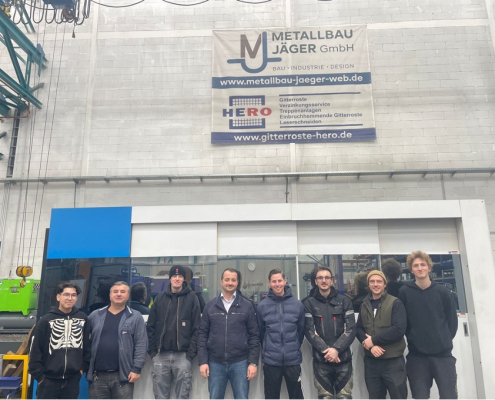 Metallbauer zu Besuch bei Metallbau Jäger