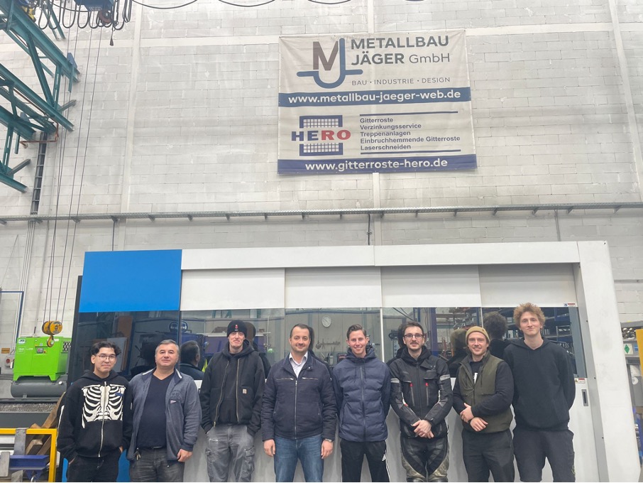 Metallbauer zu Besuch bei Metallbau Jäger